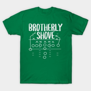 The Brotherly Shove Philadelphia Football Green T-Shirt